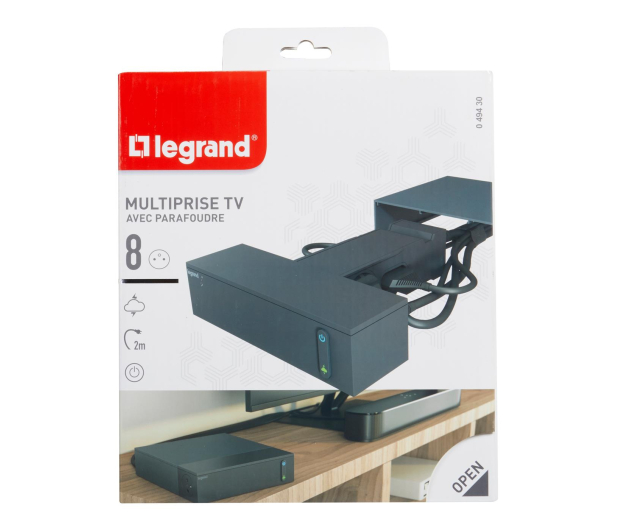 Legrand Przedłużacz TV ochronny - 4x2P+Z + 4x2P - 1047785 - zdjęcie 3